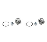 NTY 2x Cuscinetto Ruota Mozzo Frontale per Peugeot 208 Ca _ Cc _ 1.6 HDI 1.5