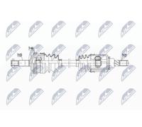NTY Semiasse NPW-RE-201 Posteriore Dx/Sx per Renault Kangoo KC0/1 1.6 16V 4x4