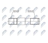 Albero intermedio NWP-CH-002 NTY per DODGE DURANGO RAM 1500 Standard Cab Pickup