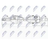 NTY Mezzo albero di trasmissione sinistro per Ford - 1774279, 1841533, BK213B437AA