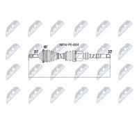 NTY NPW-PE-004 Semiasse