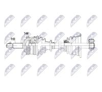 NTY Albero Motore NPW-RE-250 Per Renault, Semiasse Anteriore Sinistro, 681 mm