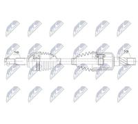 NTY Albero motore/Semiasse NPW-CH-114