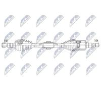 NTY Albero motore/Semiasse NPW-DW-035 Compatibile con: CHEVROLET ORLANDO