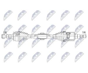 NTY Albero motore/Semiasse NPW-DW-035 Compatibile con: CHEVROLET ORLANDO