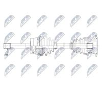 NTY Semiasse NPW-NS-084 – Anteriore SX/DX per Nissan Terrano II 2.4I/2.7/3.0DI 93-06