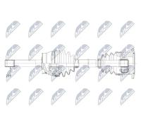 NTY Albero motore/Semiasse NPW-NS-084 | Compatibile con: NISSAN TERRANO II