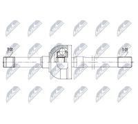 NTY Albero motore/Semiasse compatibile con NISSAN NPW-NS-154