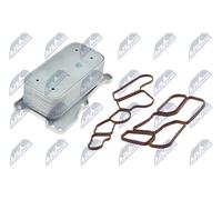 NTY Radiatore olio, Olio motore compatibile con MERCEDES-BENZ CCL-ME-009