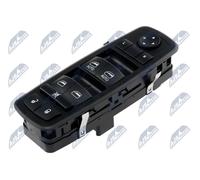NTY Interruttore, Alzacristallo compatibile con ALFA ROMEO DODGE FIAT LANCIA