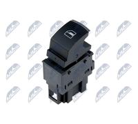 Interruttore alzacristalli anteriore Dx cromo/nero EWS-VW-072 NTY per VW POLO V