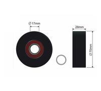 NTY Galoppino Cinghia Trapezoidale per BMW 7er E38 740i Il 735i 5er Touring E39