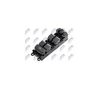 NTY Interruttore alzacristalli compatibile Land Rover, Rocker, Manuale, Nero