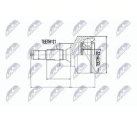 2x NTY Kit Giunto Albero Motore Giunto Frontale per Peugeot 208 Wa _ Wc _