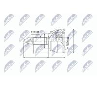 NTY Kit giunti, Semiasse compatibile con FIAT NPZ-FT-045