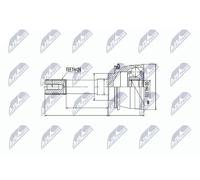 NTY Kit giunti, Semiasse per SUZUKI NPZ-SU-028