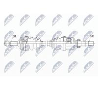 Semiasse Assale anteriore Dx NPW-PE-073 NTY per PEUGEOT 308 II 308 SW II