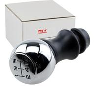 NTY Pomello cambio Cambio manuale a 5 marce cromo adatto per PEUGEOT 307 (3A/C)