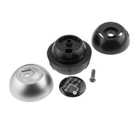 NTY POMELLO LEVA CAMBIO FIAT 500C ABARTH 2007-/MATTE SILVER-BLACK CAP-5 SPEED/