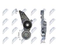 NTY Rullo tenditore, Cinghia Poly-V compatibile con AUDI SEAT SKODA VW VAG