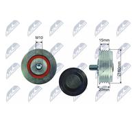 NTY RNK-AU-036 Galoppino/Guidacinghia, Cinghia trapezoidale per AUDI,SKODA,VW