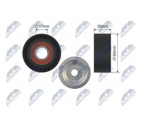 Rullo tenditore cinghia trapezoidale Plastica RNK-BM-002A NTY per BMW 1 3 5 X3 7