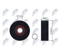 Rullo tendicinghia trapezoidale RNK-BM-030 NTY per BMW ALPINA