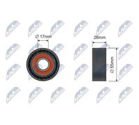 NTY RNK-BM-043 Rullo tenditore cinghia Poly-V