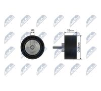 NTY Rullo tenditore, Cinghia Poly-V compatibile con BMW RNK-BM-045