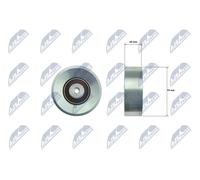 NTY Galoppino/Guidacinghia, Cinghia Poly-V compatibile con BMW MINI RNK-BM-073