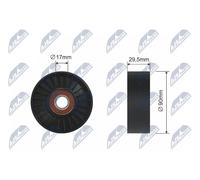 NTY Galoppino/Guidacinghia, Cinghia Poly-V compatibile con FORD ISUZU SUZUKI