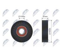 NTY RNK-FR-049 Rullo tenditore, Cinghia trapezoidale per FORD,VOLVO