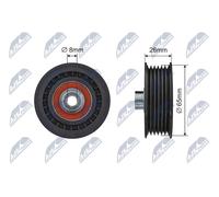 NTY RNK-FR-062 Rullo tenditore, Cinghia Poly-V per FORD