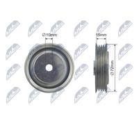 NTY RNK-HD-017 Galoppino/Guidacinghia, Cinghia trapezoidale per HONDA,SUBARU