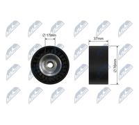 NTY RNK-HD-024 Rullo tenditore, Cinghia Poly-V per HONDA