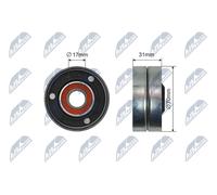 NTY RNK-LR-015 Rullo tenditore, Cinghia Poly-V per LAND ROVER