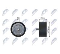 Rullo tenditore cinghia RNK-ME-030 NTY per MERCEDES-BENZ SPRINTER 3,5-t Autobus