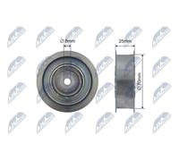 NTY RNK-ME-052 Rullo tenditore cinghia Poly-V