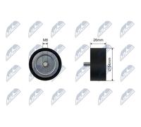 NTY RNK-ME-063 Rullo tenditore cinghia Poly-V