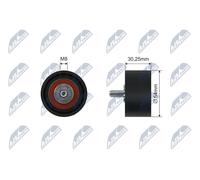 NTY RNK-ME-075 Galoppino guidacinghia, cinghia Poly-V