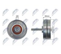NTY RNK-MZ-014 Galoppino/Guidacinghia, Cinghia trapezoidale per MAZDA