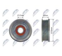 NTY RNK-MZ-015 Rullo tenditore cinghia Poly-V