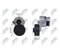 NTY RNK-NS-006 Tenditore cinghia servizi
