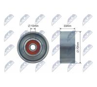 NTY RNK-NS-022 Galoppino/Guidacinghia, Cinghia Poly-V per NISSAN