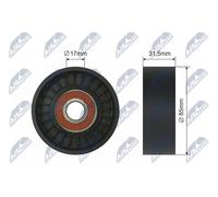 NTY RNK-NS-039 Rullo tenditore, Cinghia Poly-V per NISSAN