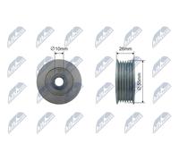NTY RNK-PE-011 Rullo tenditore cinghia Poly-V