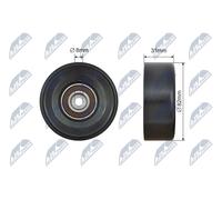 NTY RNK-PL-034 Rullo tenditore cinghia Poly-V
