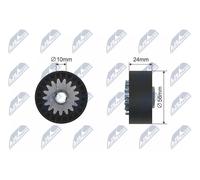 Rullo tenditore cinghia trapezoidale RNK-RE-010 NTY per DACIA RENAULT NISSAN