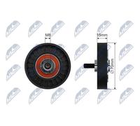 NTY RNK-RE-048 Galoppino guidacinghia, cinghia Poly-V