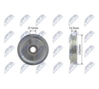 NTY RNK-TY-034 Galoppino/Guidacinghia, Cinghia Poly-V per TOYOTA